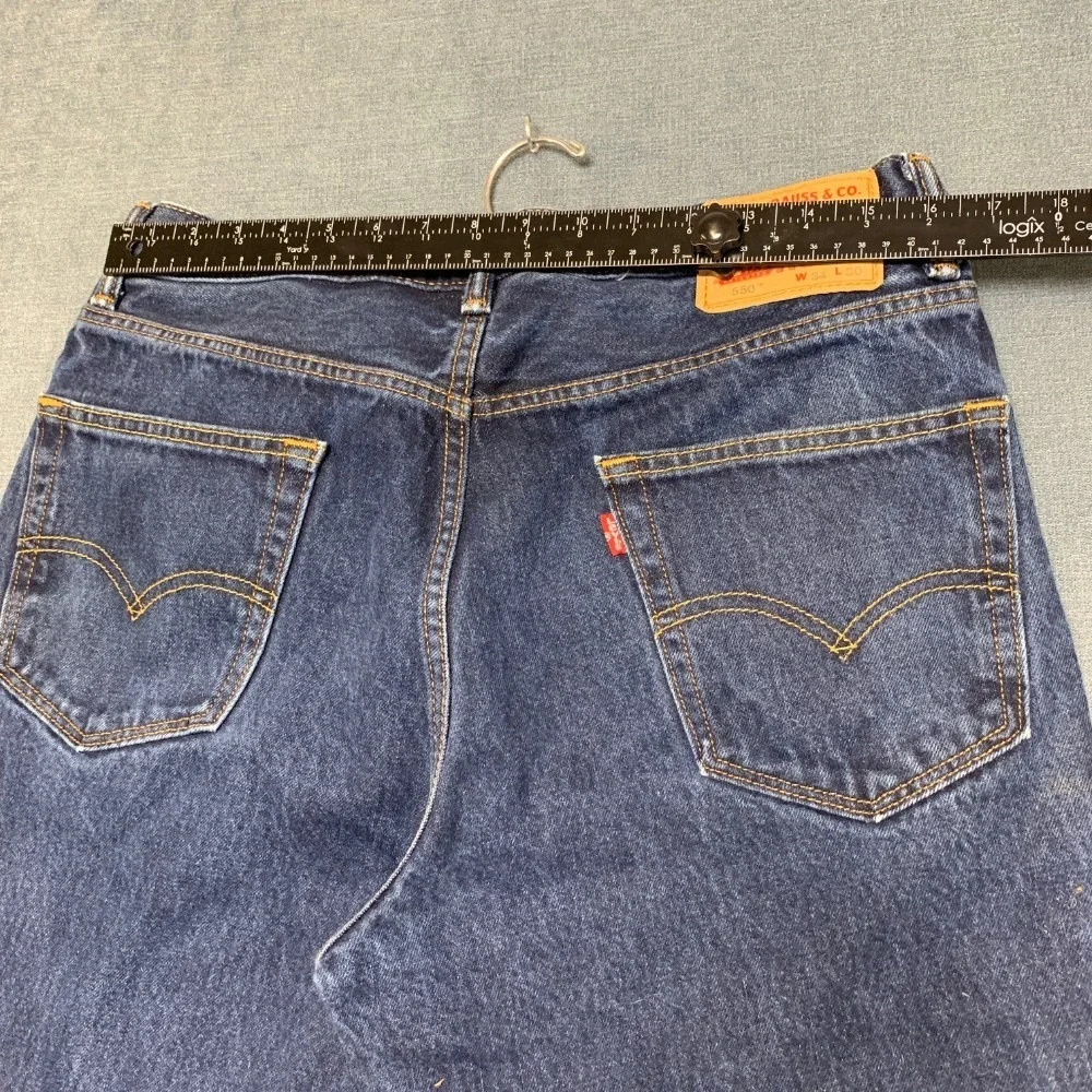 Levi's 550 Relaxed Fit Jeans Mens 34X30 Blue Denim Medium Wash 5-Pockets